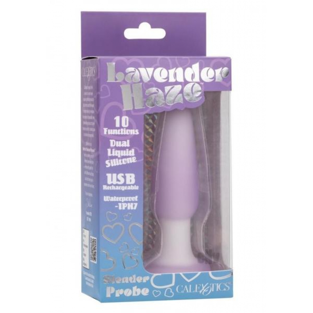 Lavender Haze Slender Probe Prp/wht - California Exotic Novelties, Llc