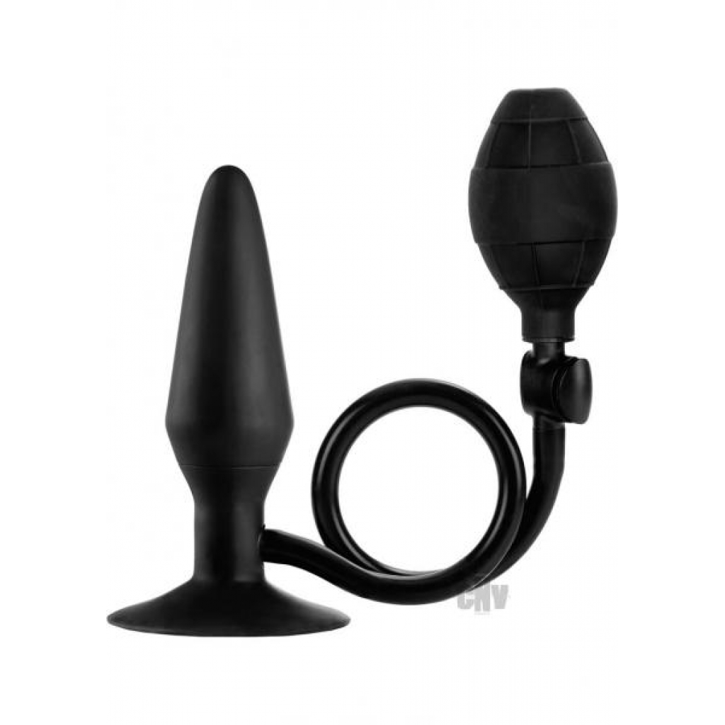 Booty Pumper Medium Black Inflatable Plug - Cal Exotics