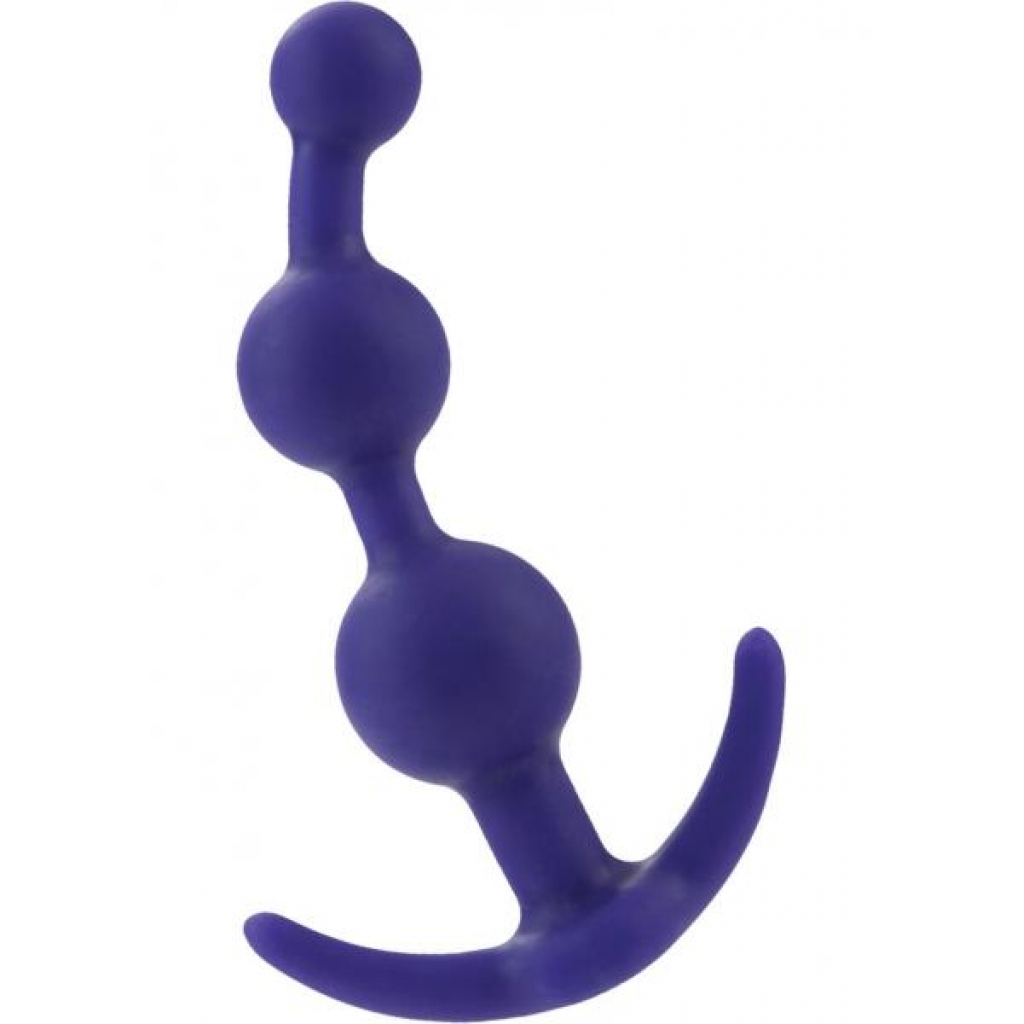 Booty Call Booty Beads Silicone Anal Beads Purple - Cal Exotics