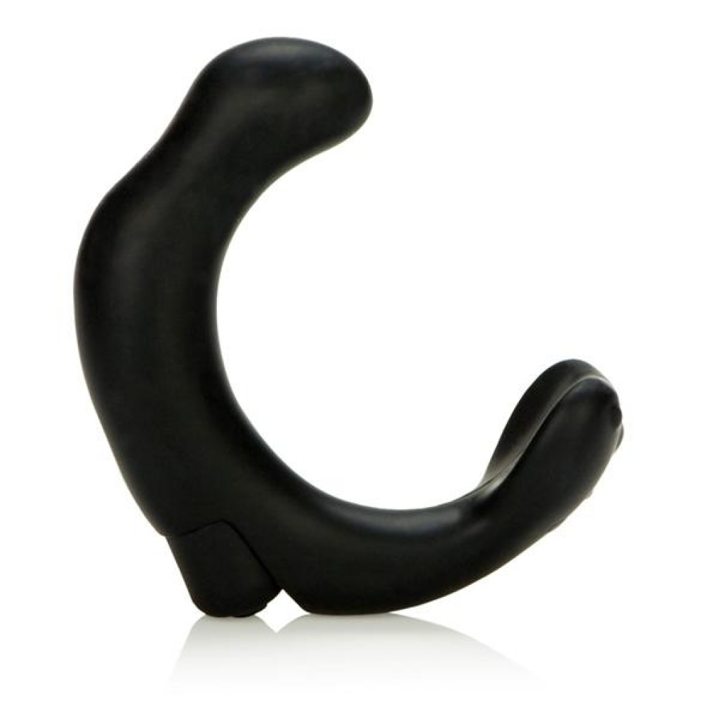 Ergonomic High-Powered Vibrating Prostate Massager - Black