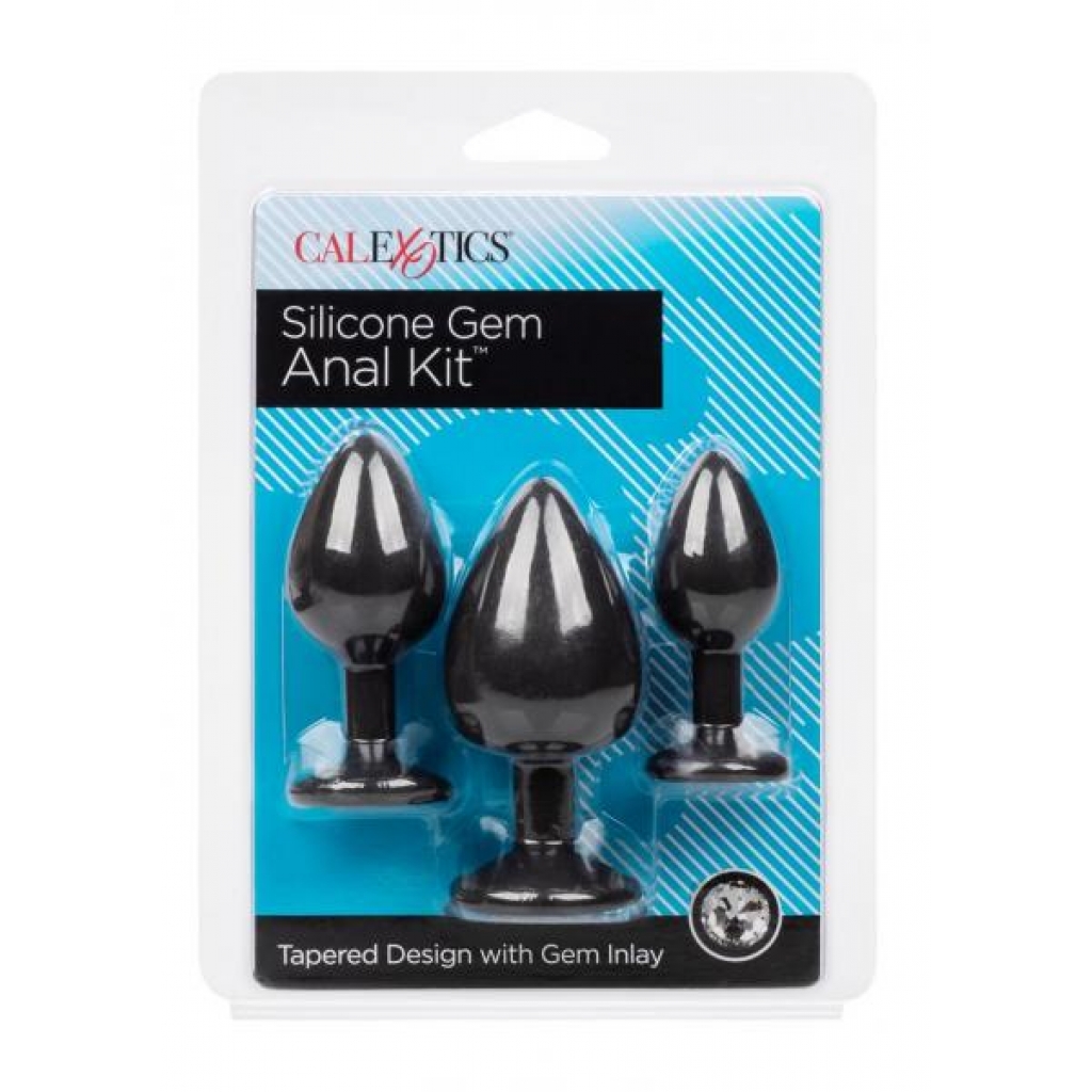 Silicone Gem Anal Kit - 3 Pieces