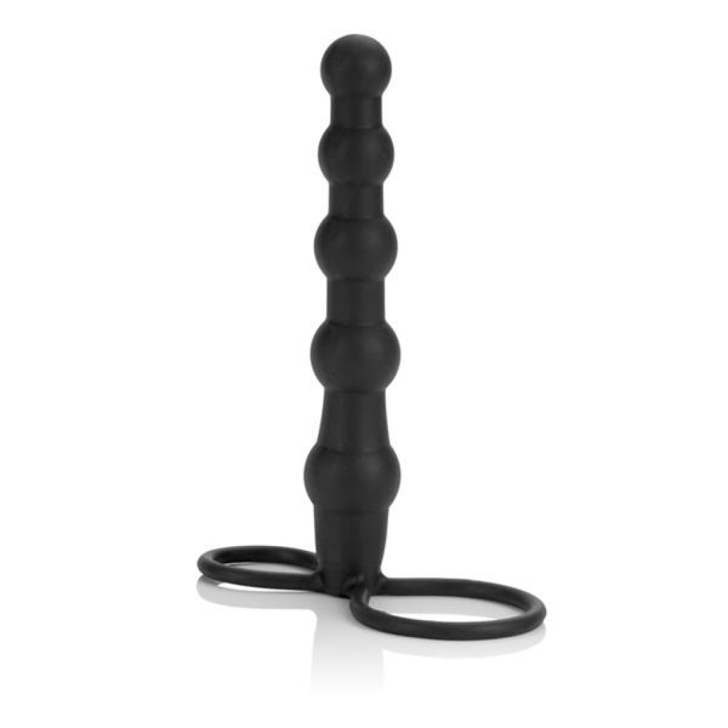 Silicone Beaded Double Rider - Black