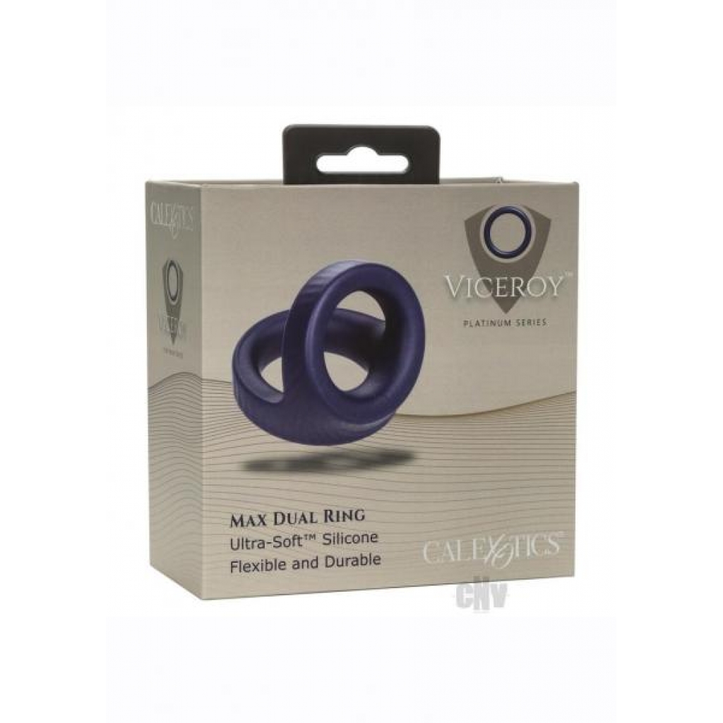 Viceroy Max Dual Ring Blue - California Exotic Novelties, Llc