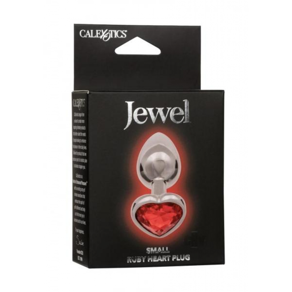 Jewel Small Ruby Heart Plug Red - California Exotic Novelties, Llc