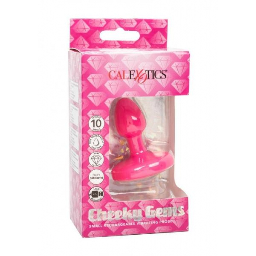 Cheeky Gems Rechargeable Vibe Probe – Small Pink