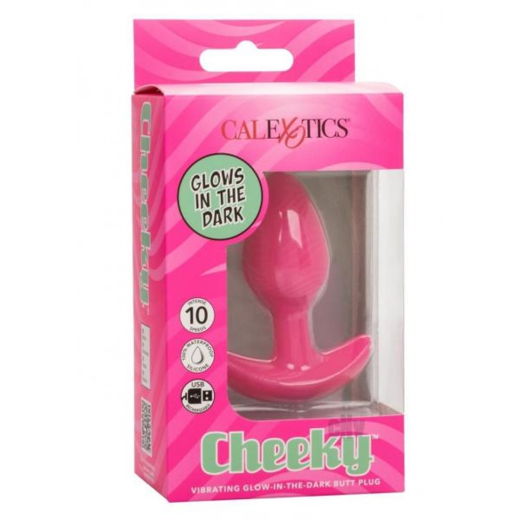 Cheeky Vibrating Gitd Plug Pink - California Exotic Novelties, Llc