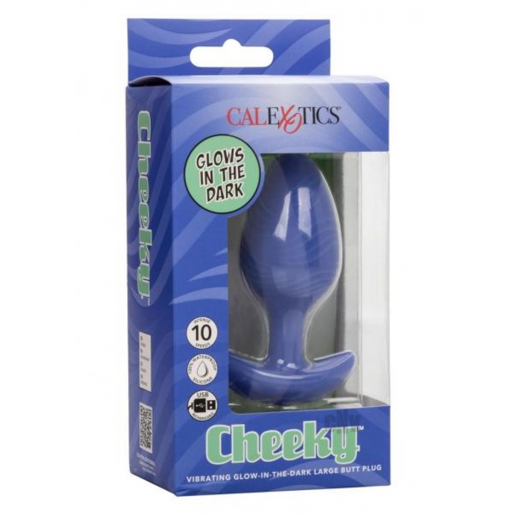 Cheeky Vibrating Gitd Plug Lg Purple - California Exotic Novelties, Llc