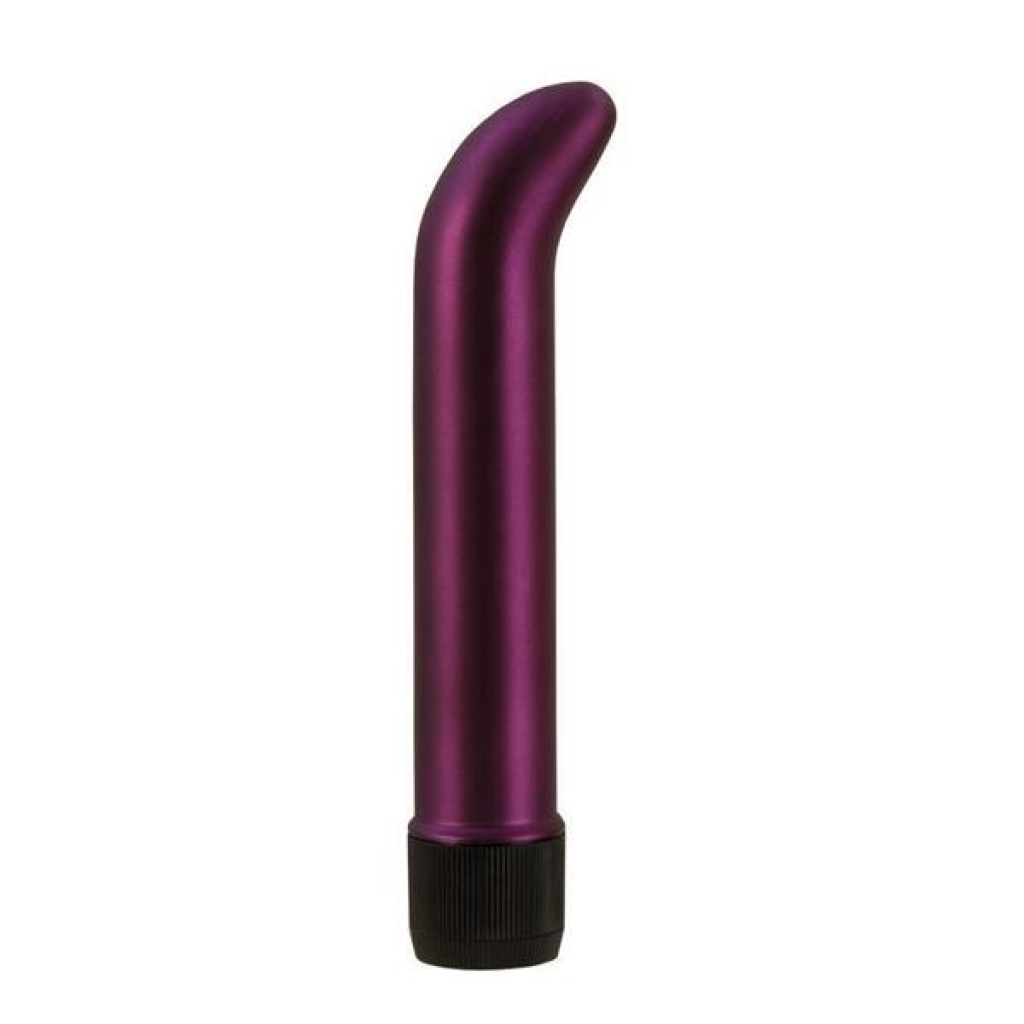 Satin G Purple Slimline G-Spot Vibrator - Cal Exotics