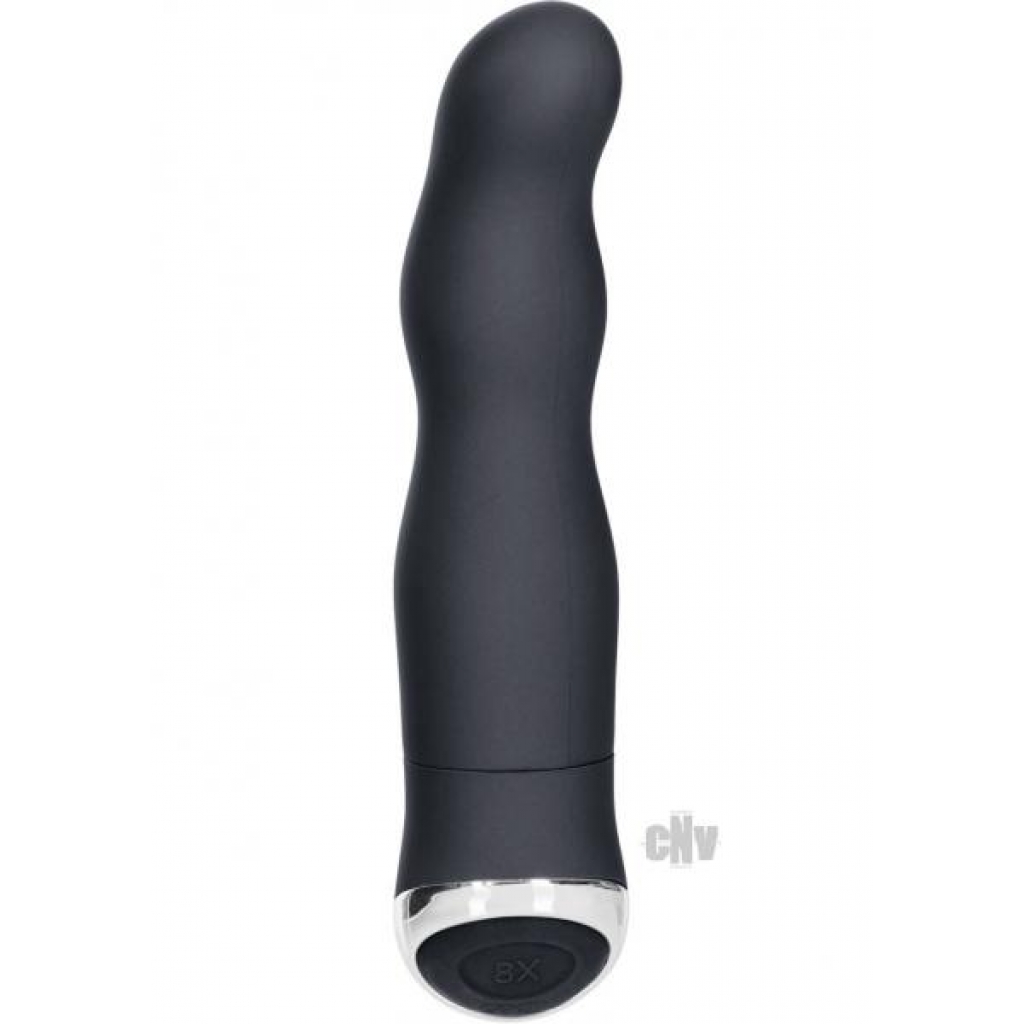 Classic Chic Curve 8 Function Black Vibrator - Cal Exotics