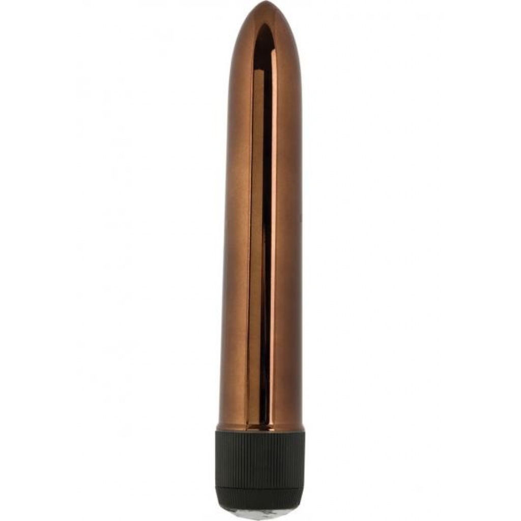 Precious Metal Gems Traditional Vibrator - Bronze