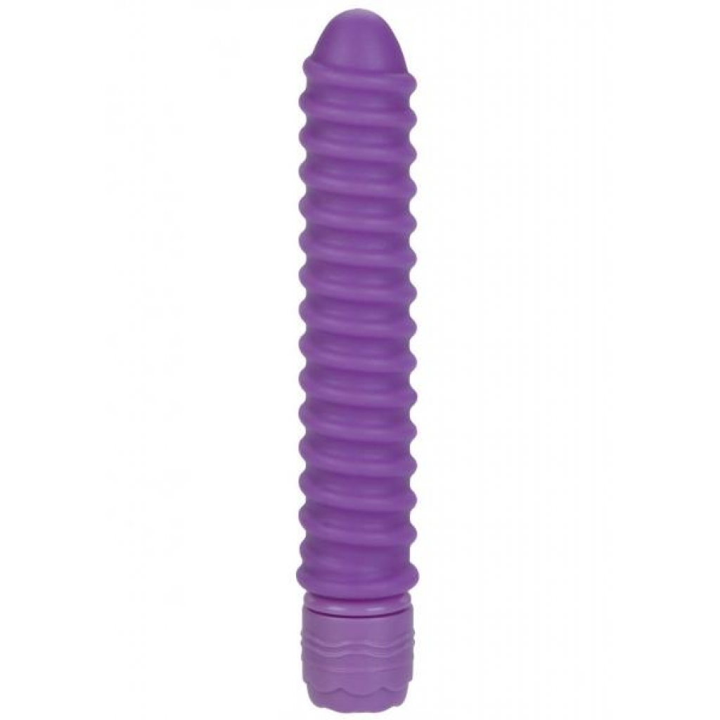 Shane's World Sorority Screw Silicone Vibe - Purple - Cal Exotics