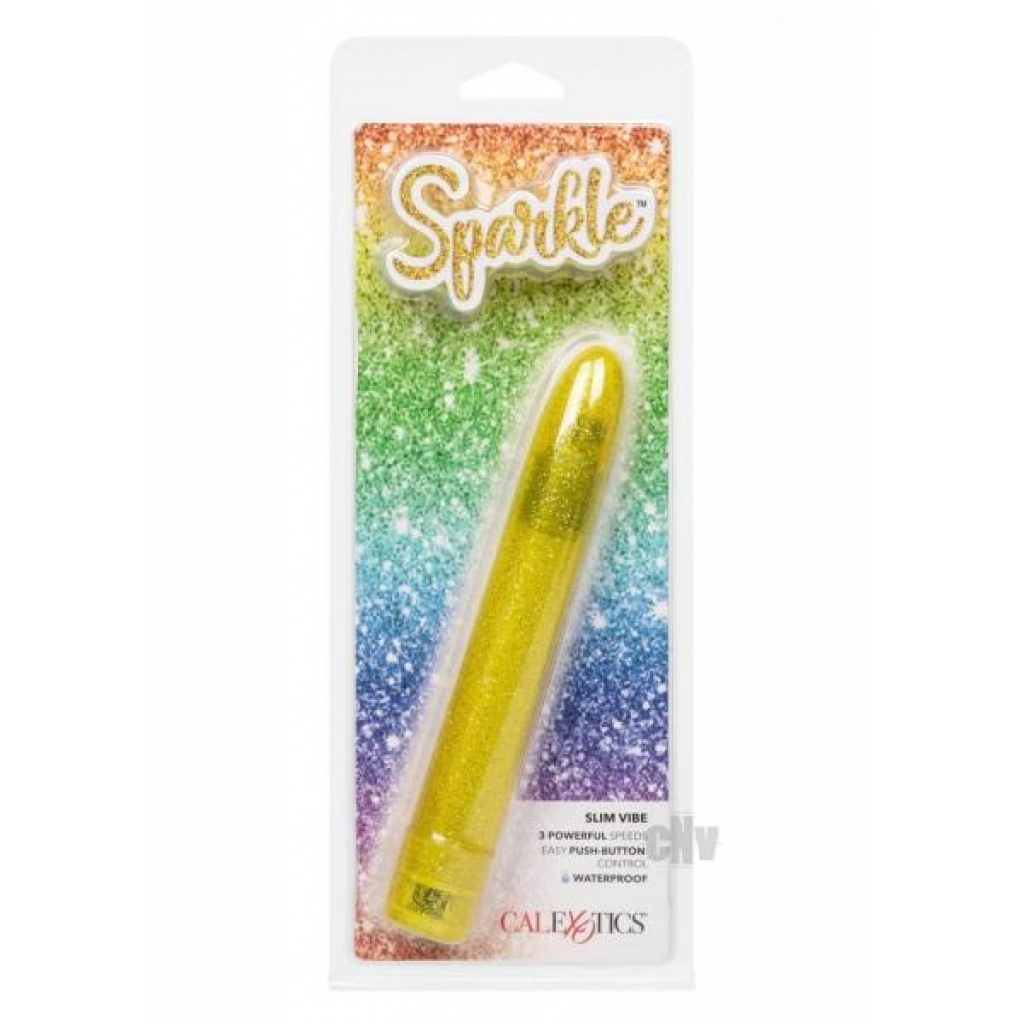 Sparkle Slim Vibe Yellow - California Exotic Novelties, Llc