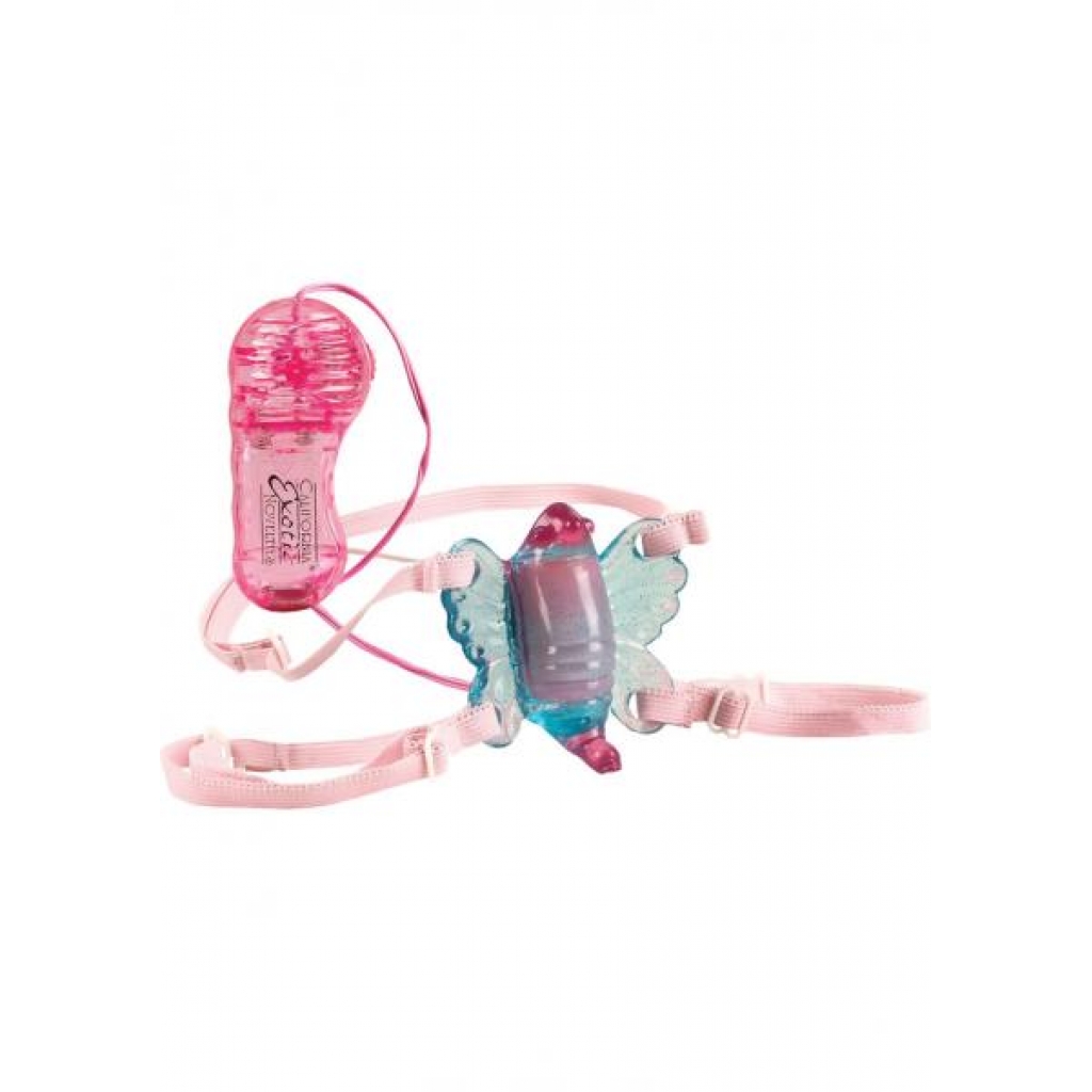 SHANES WORLD VENUS BUTTERFLY WEARABLE STIMULATOR PINK - Cal Exotics