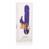 Jack Rabbit Silicone Thrusting Vibrator in Purple - Luxurious Pleasure