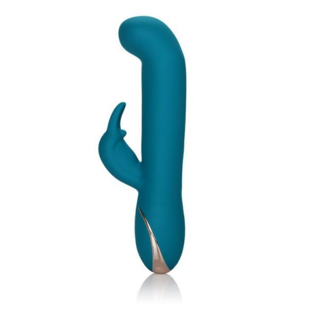 Jack Rabbit Silicone Rocking G Rabbit Vibrator Blue - Cal Exotics