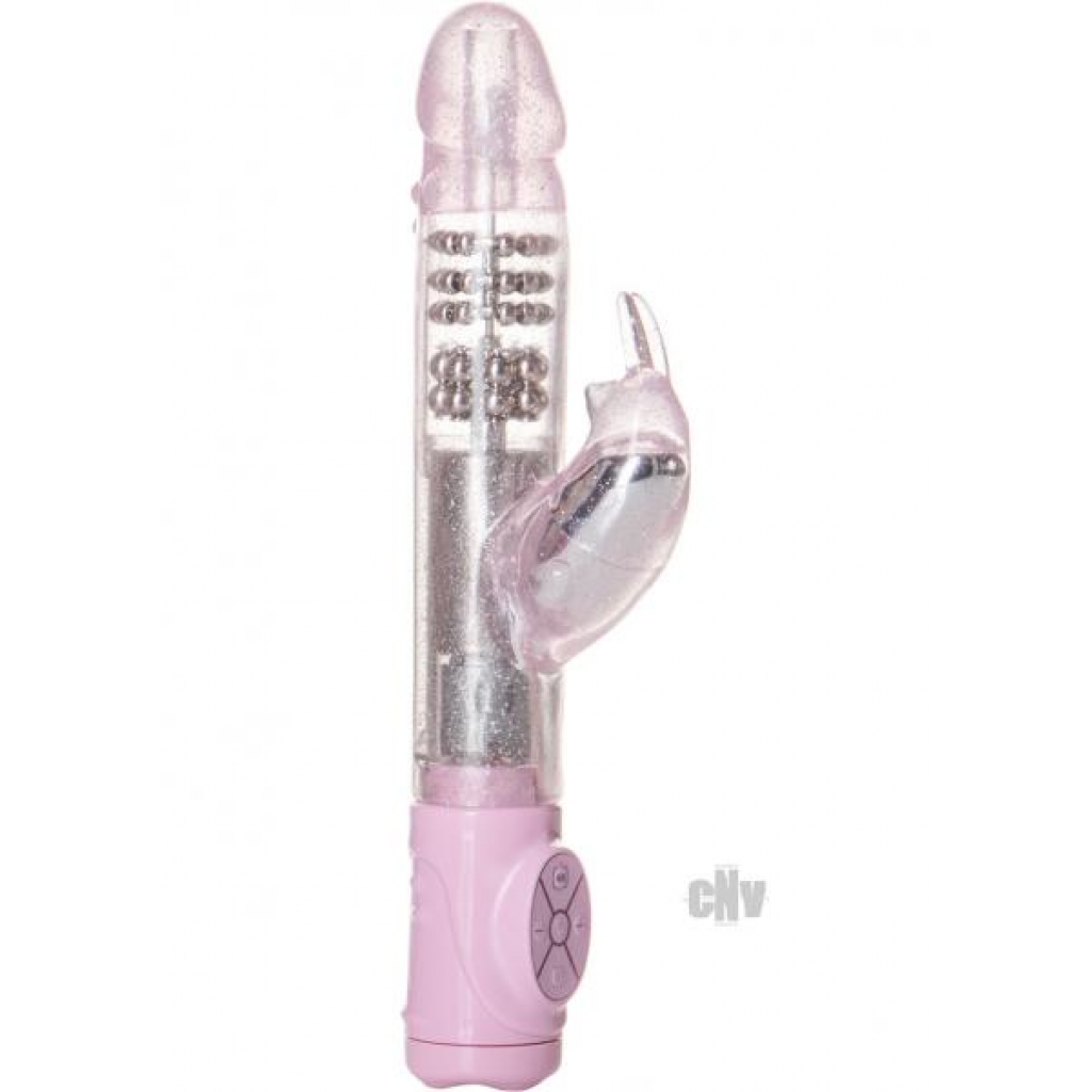 Thrusting Jack Rabbit Pink Vibrator - Cal Exotics