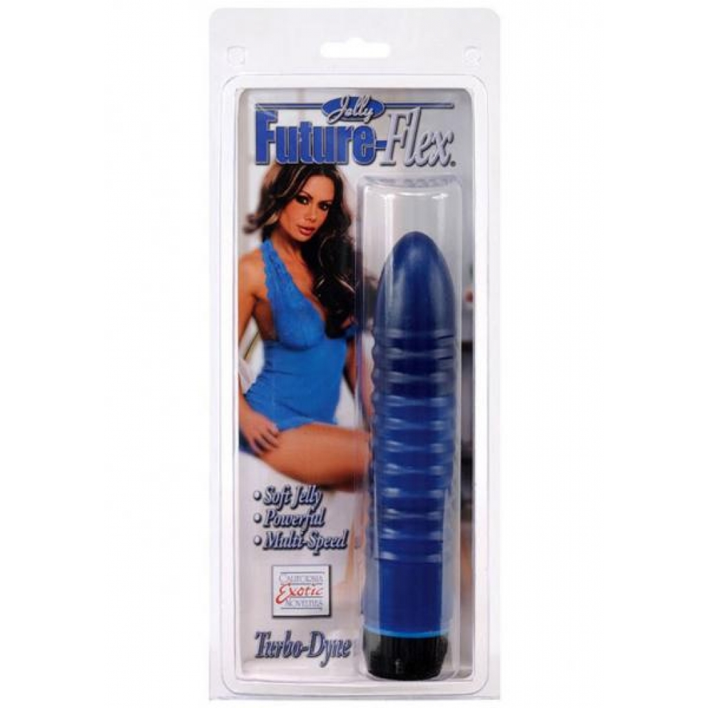 JELLY FUTURE FLEX TURBO DYNE MULTISPEED 6.25 INCH BLUE - Cal Exotics