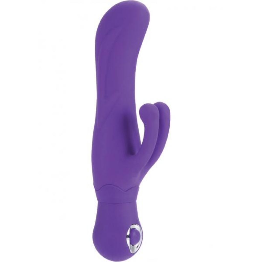 Posh Silicone Double Dancer Vibrator - Purple