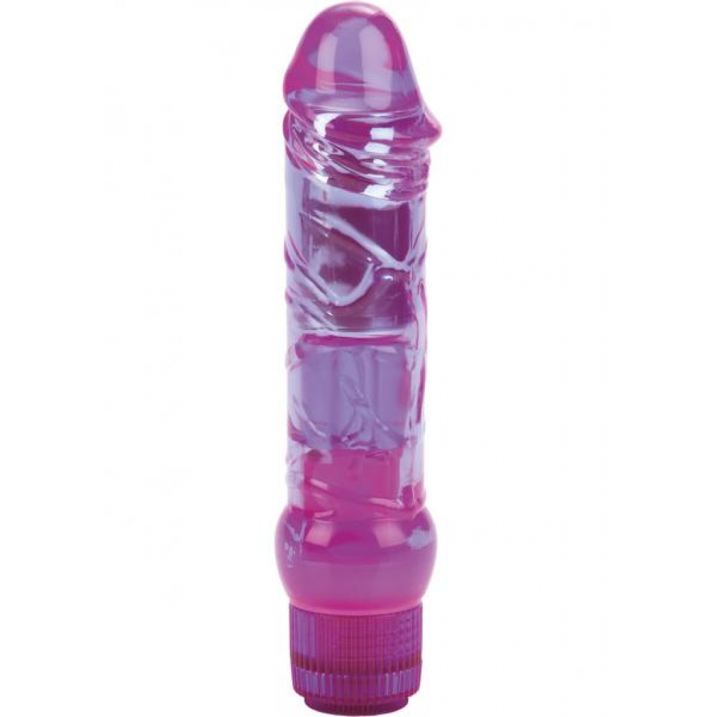 Waterproof Crystalessence Gyrating Penis 6.5 Inch - Pink