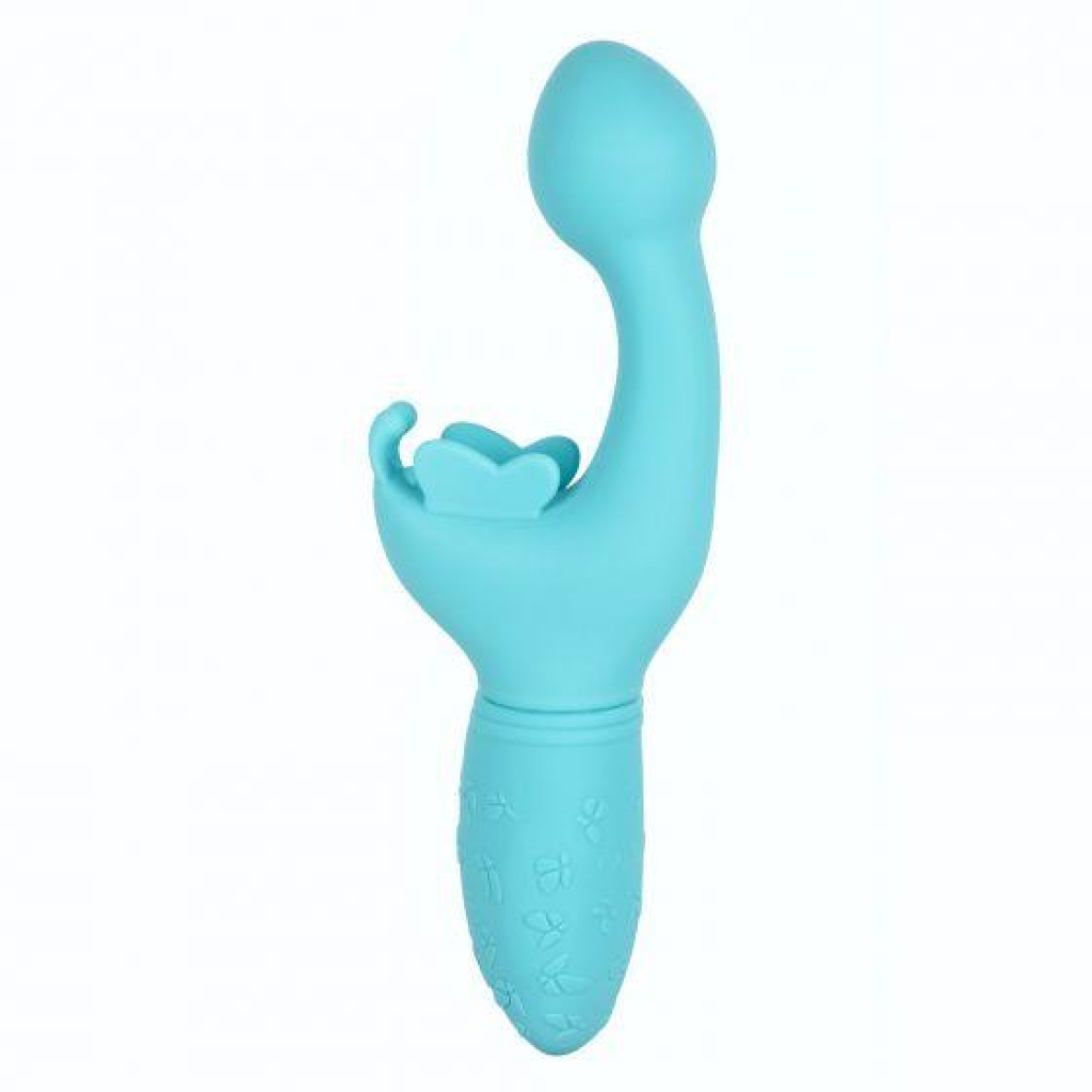 Rechargeable Butterfly Kiss Blue Vibrator - Cal Exotics