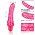 Sparkle Glitter Jack Pink Vibrating Dildo - Cal Exotics