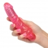 Sparkle Glitter Jack Pink Vibrating Dildo - Cal Exotics