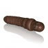 Waterproof Power Stud Curvy Dildo - Brown