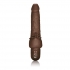 Waterproof Power Stud Cliterrific Brown Dildo - Cal Exotics