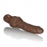 Waterproof Power Stud Cliterrific Brown Dildo - Cal Exotics