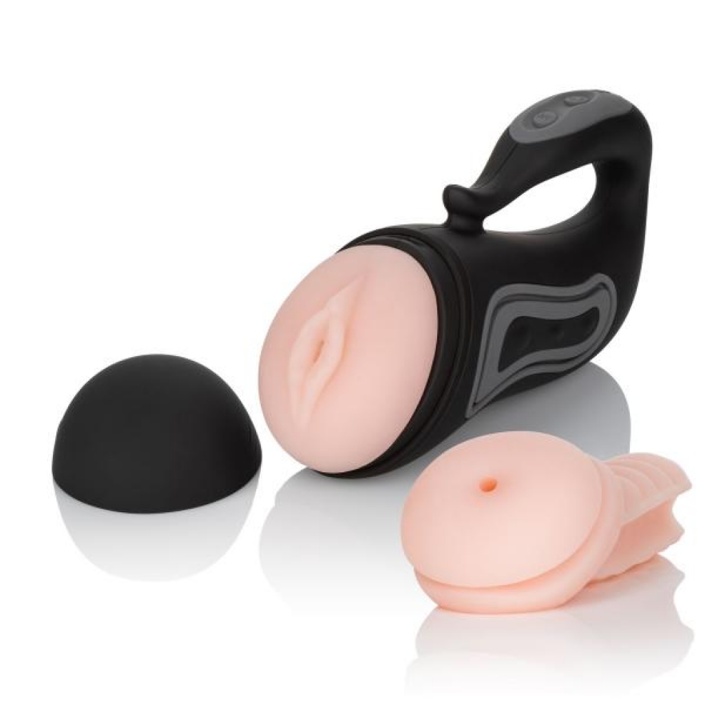 Optimum Grip N Stroke Vibrating Stroker - Cal Exotics