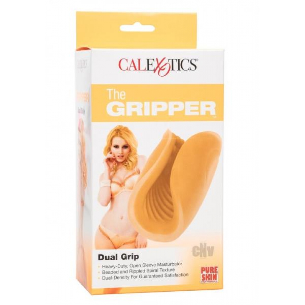 Gripper Dual Grip Masturbator - Orange