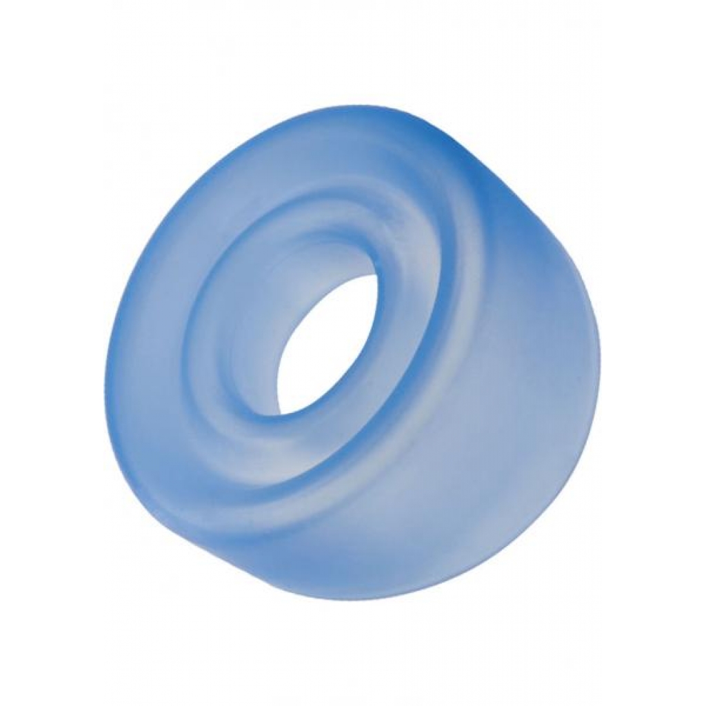 Advanced Silicone Pump Sleeve Blue - Cal Exotics