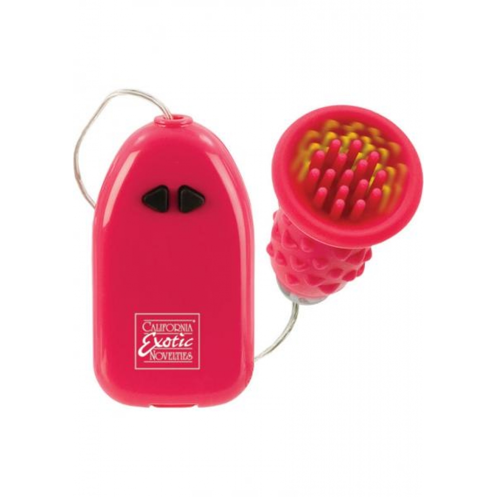 Pleasure Kiss Removable Soft Silicone Sensual Arouser 2.75 inch Pink - Cal Exotics