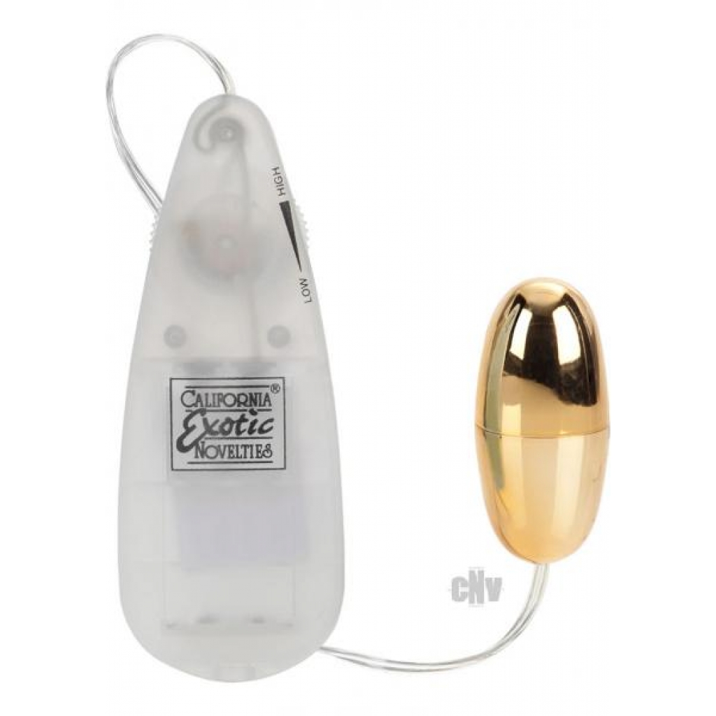 Pocket Exotics Gold Bullet Vibrator - Cal Exotics