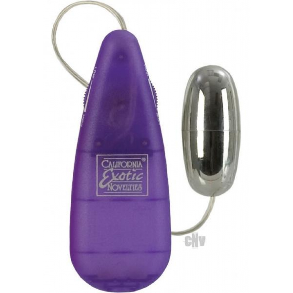 Teardrop Bullet With Purple Controller - Cal Exotics
