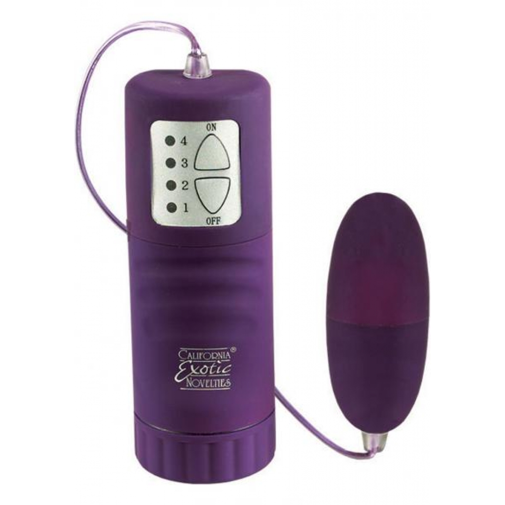 Waterproof Pocket Exotics Velvet Cote Bullet Multispeed 2.2 inch Purple - Cal Exotics