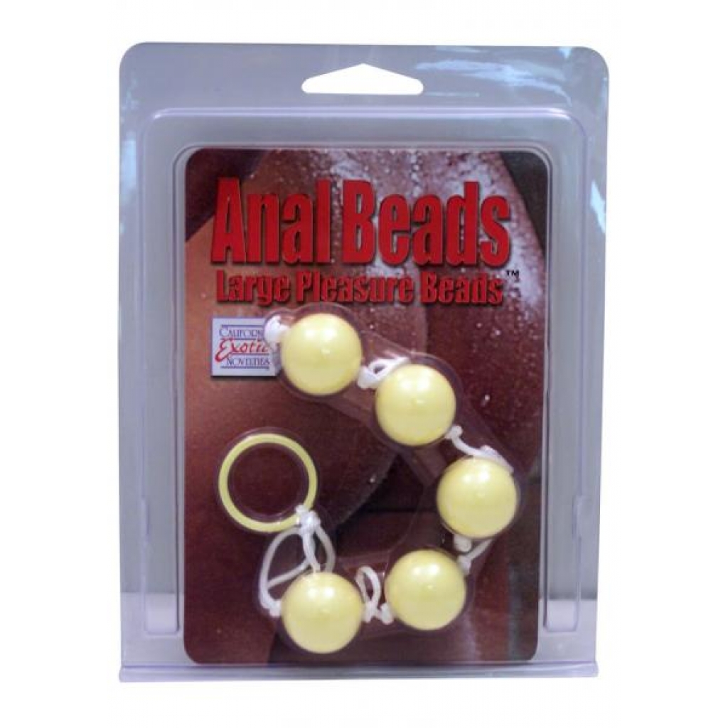 Anal Beads Large Pleasure Beads Assorted Colors - Cal Exotics