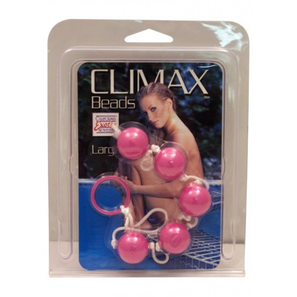 Climax Anal Beads Large Assorted Colors - Cal Exotics