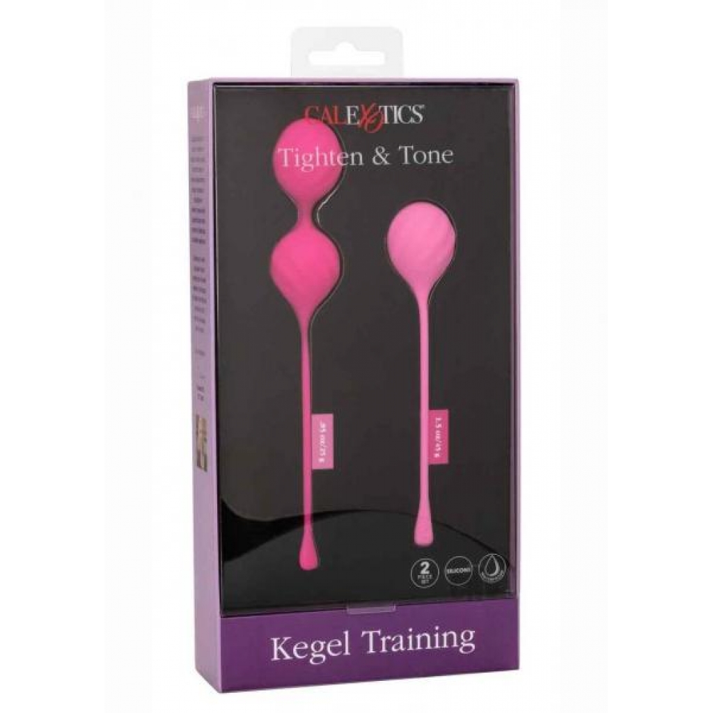 Kegel Training 2pc Set Pink - California Exotic Novelties, Llc