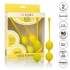 Lemon Yellow Kegel Training Set - Strengthen Your Love Muscles