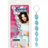 Swirl Pleasure Beads - Crystalessence Material - 8 Inch Blue