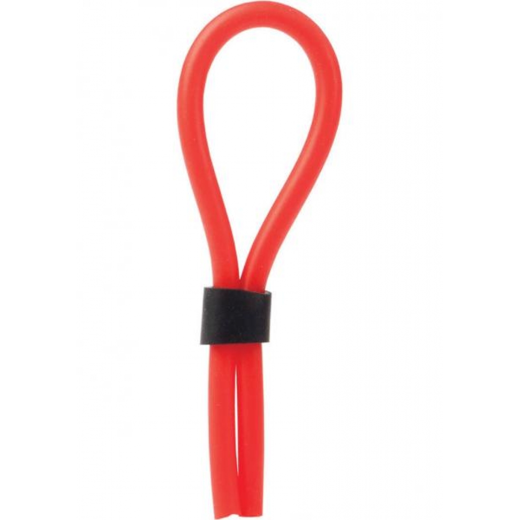 Silicone Stud Lasso in Red - Comfortable Erection Support