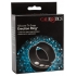 Silicone Tri Snap Erection Ring Black - Cal Exotics