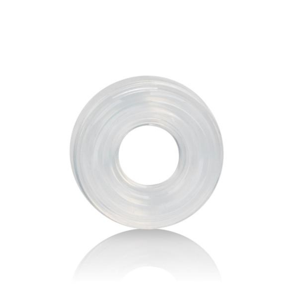 Premium Silicone Ring Medium Clear - Cal Exotics