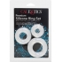 Premium Silicone Ring Set Clear Pack Of 3 - Cal Exotics