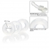 Set of 3 Clear Silicone Stacker Rings