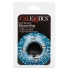 Steel Beaded Silicone Ring Large Clear - Cal Exotics