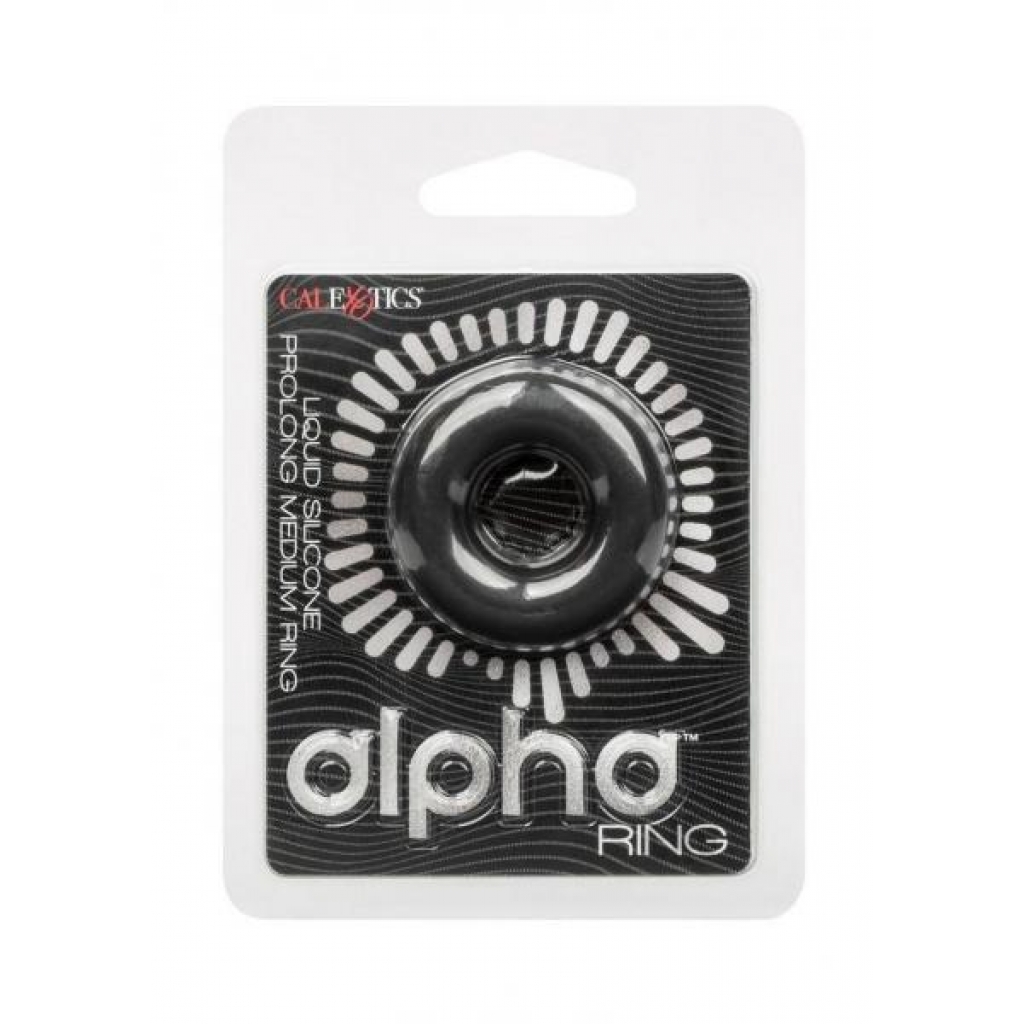 Alpha Prolong Medium Ring - Black