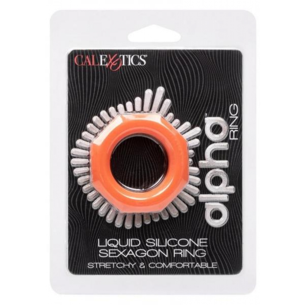 Alpha Liquid Silicone Sexagon Ring