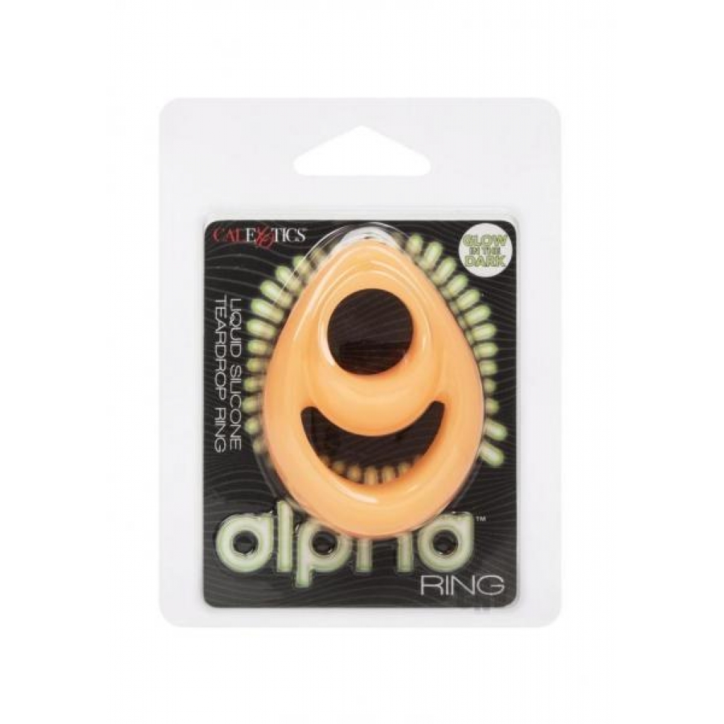 Alpha Gitd Silicone Teardrop Ring - California Exotic Novelties, Llc